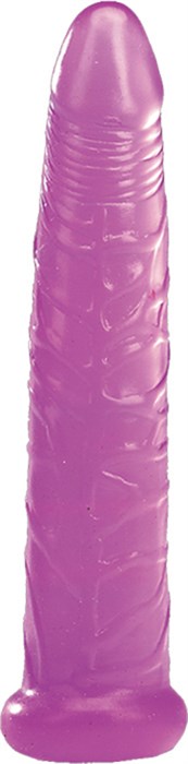 Фиолетовый желейный фаллоимитатор JELLY BENDERS THE EASY FIGHTER - 16,5 см. - фото 137133