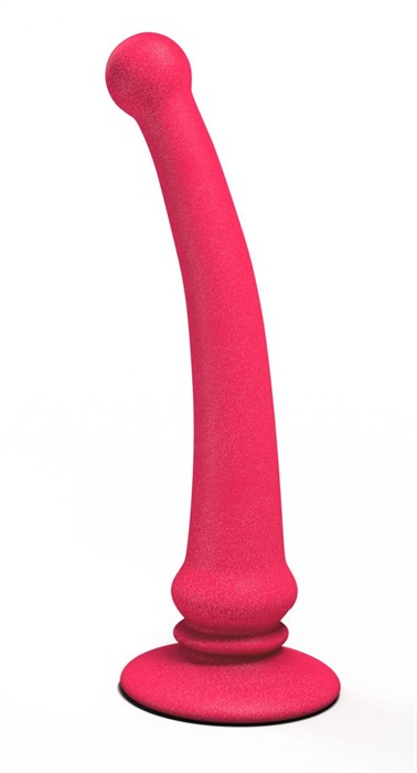 Розовый анальный стимулятор Rapier Plug - 15 см. - фото 140881