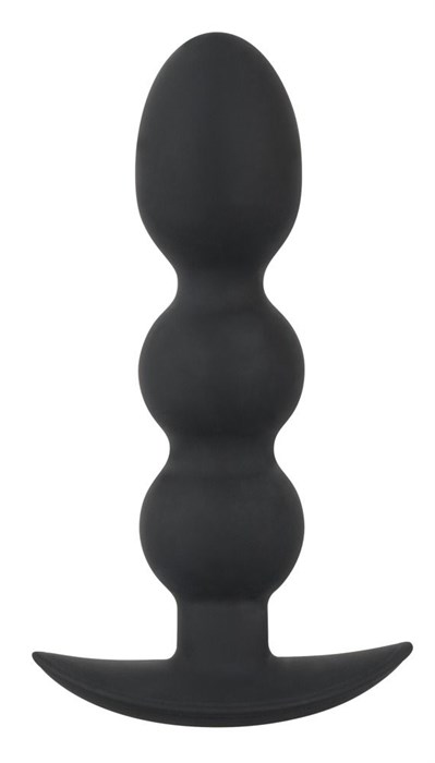 Тяжелая анальная елочка Heavy Beads - 13,3 см. - фото 154252