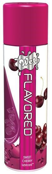 Лубрикант Wet Flavored Popp N Cherry с ароматом вишни - 89 мл. - фото 167306