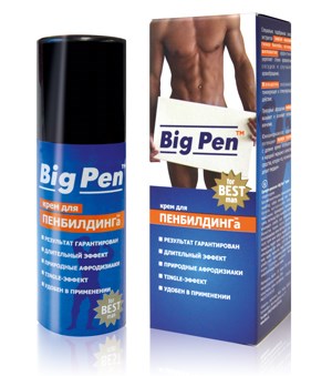 Крем Big Pen для увеличения полового члена - 20 гр. - фото 167839
