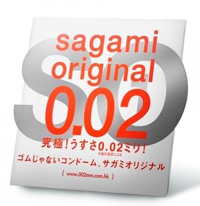 Ультратонкий презерватив Sagami Original 0.02 - 1 шт. - фото 168393