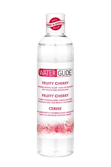 Лубрикант на водной основе с ароматом вишни FRUITY CHERRY - 300 мл. - фото 171318