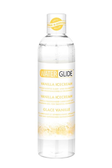 Лубрикант на водной основе с ароматом ванильного мороженого WATERGLIDE VANILLA ICECREAM - 300 мл. - фото 171659