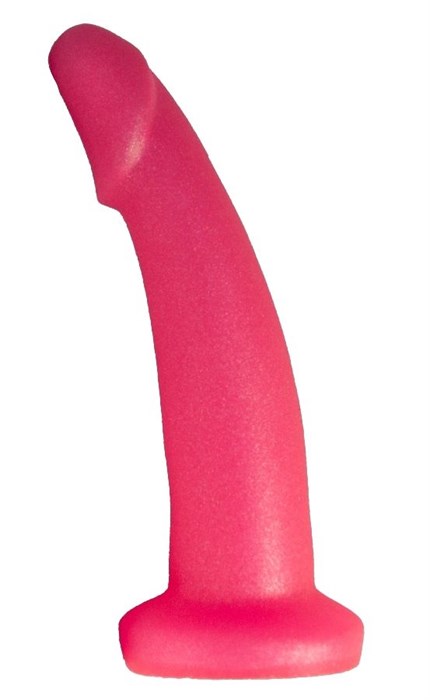 Розовый плаг-массажёр для простаты - 13,5 см. - фото 172147
