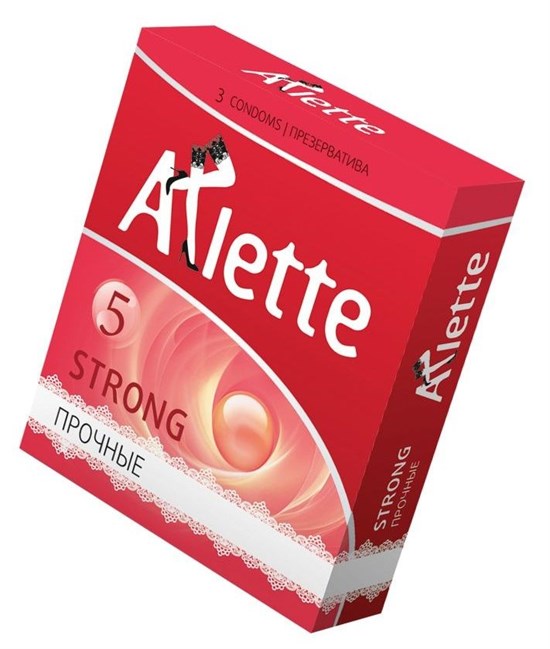 Ультрапрочные презервативы Arlette Strong - 3 шт. - фото 173402