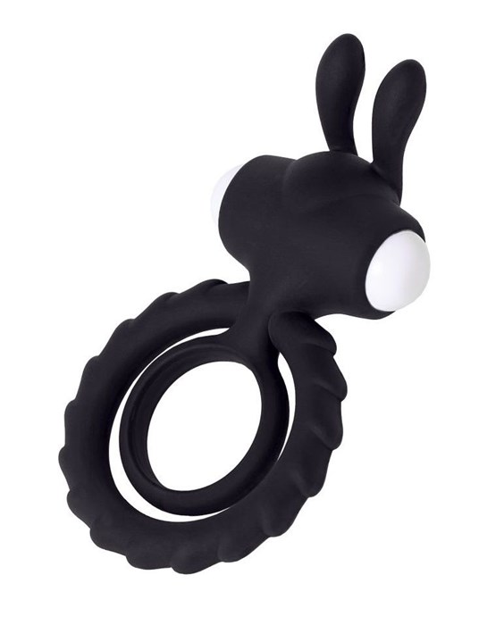 Черное эрекционное кольцо на пенис JOS  BAD BUNNY - фото 181023