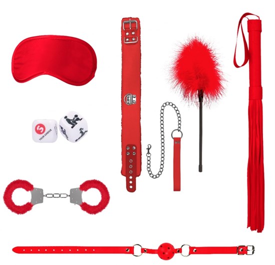 Красный игровой набор Introductory Bondage Kit №6 - фото 184534