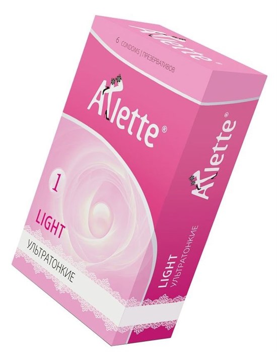 Ультратонкие презервативы Arlette Light - 6 шт. - фото 262570