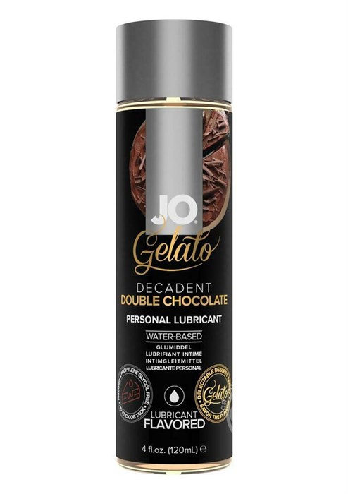 Лубрикант с ароматом шоколада JO GELATO DECADENT DOUBLE CHOCOLATE - 120 мл. - фото 265526