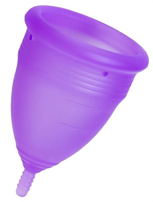 Фиолетовая менструальная чаша Lila L - фото 266719