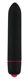 Черная компактная вибропуля Univibe - 9 см. - фото 268313