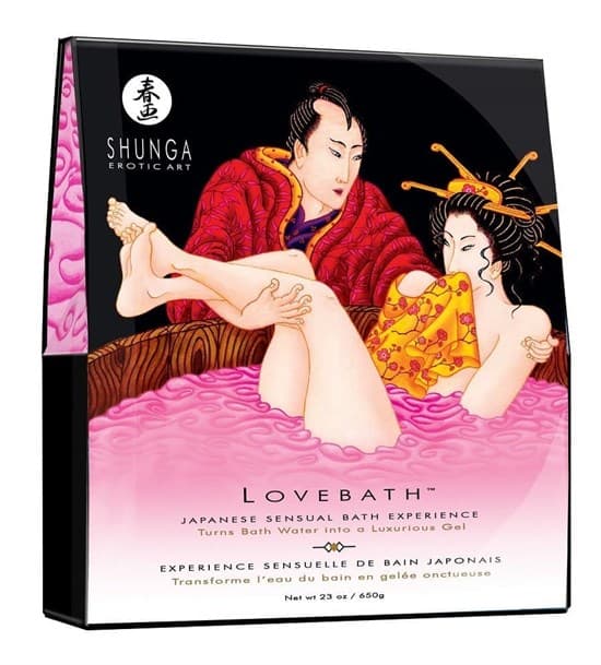 Набор возбуждающих гелей для ванны Shunga Love Bath/ Ванна Любви "Фруктовый Дракон", 2х 225 мл