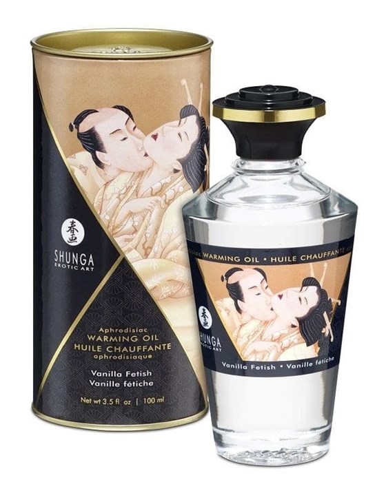 Возбуждающее масло "Интимные поцелуи" Shunga Aphrodisiac oil Vanilla (Ваниль), 100 мл