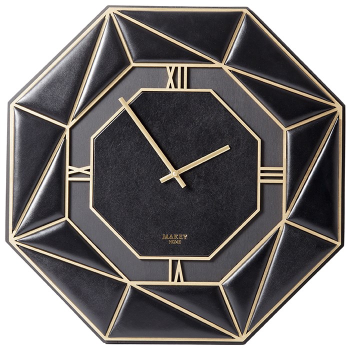 Часы «Deco» из натуральной кожи. Цвет черный 045-07-25/1