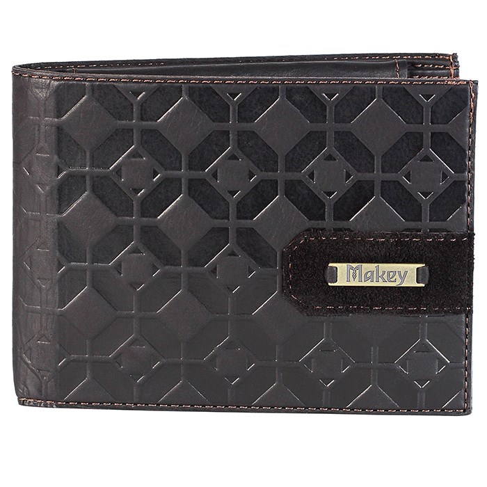 Кошелек «Соты». Цвет коричневый 042-08-03