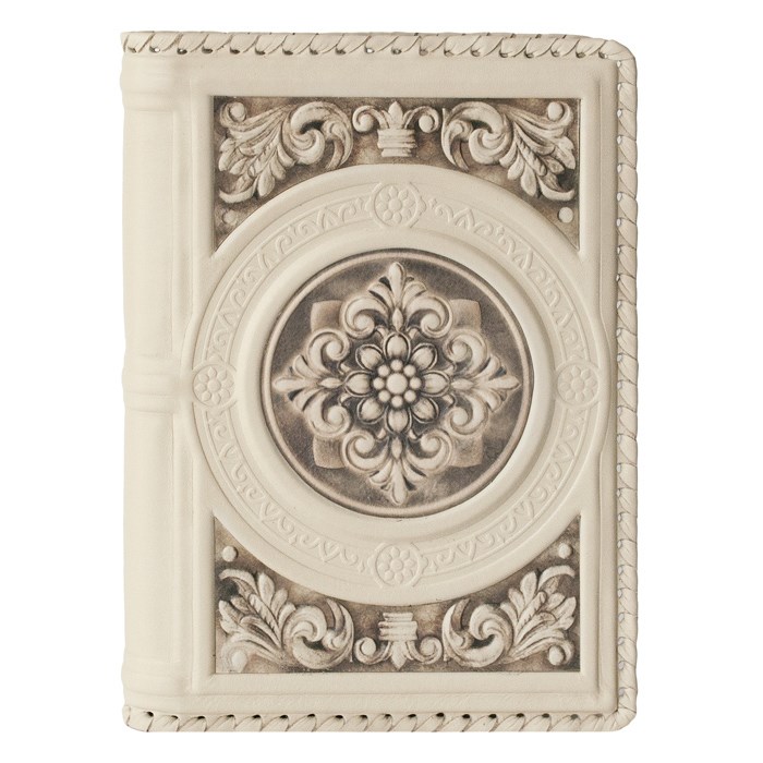Ежедневник А5 «Барокко». Цвет молочный 008-10-09
