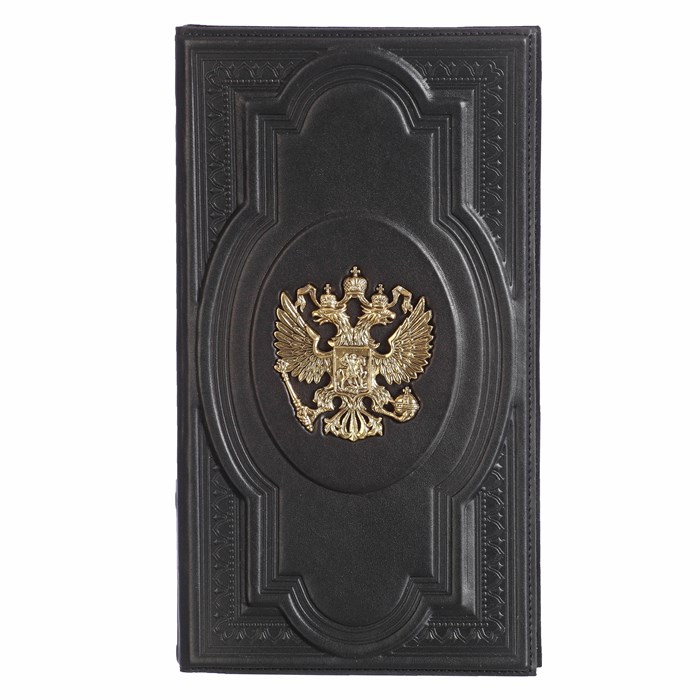 Визитница настольная «Держава» с латунным орлом 006-09-51 - фото 864588