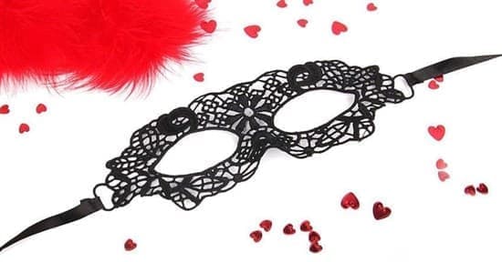 Черная ажурная текстильная маска Одри - фото 87591