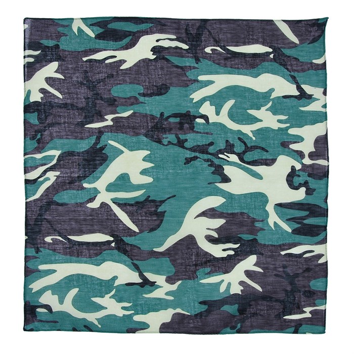 Косынка-бандана из мадаполама 55х55 см, цвет камуфляж A650G12