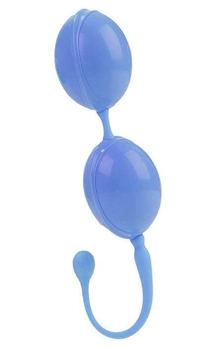 Голубые вагинальные шарики LAmour Premium Weighted Pleasure System - фото 92646
