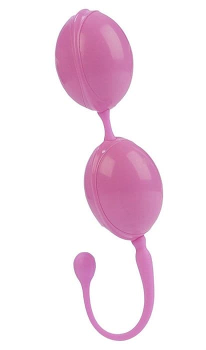 Розовые вагинальные шарики LAmour Premium Weighted Pleasure System - фото 92650