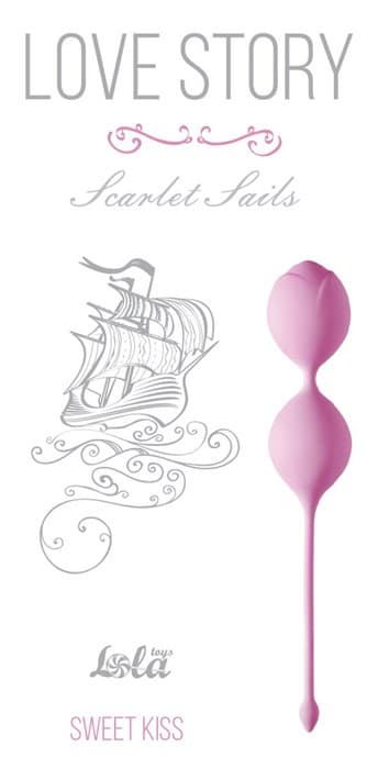 Розовые вагинальные шарики Scarlet Sails - фото 93514