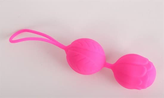 Фигурные розовые шарики  Бутон цветка  - фото 93674