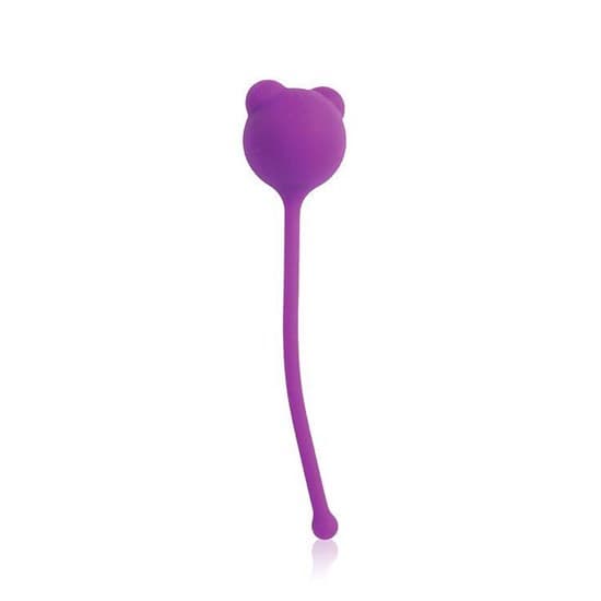 Фиолетовый вагинальный шарик с ушками Cosmo - фото 94964
