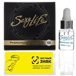 {{photo.Alt || photo.Description || 'Концентрат феромонов для мужчин Sexy Life "Pheromone 100 for Man" | духи концентрированные с феромонами мужские без запаха, 5 мл.'}}