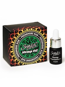 Концентрированные духи для мужчин Sexy Life Cannabis HempOil Pheromone с феромонами | концентрат феромонов с ароматом конопли, 5 мл
