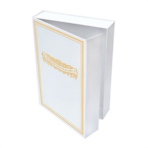 Подарочная упаковка (коробка) 24х18х5, цвет белый