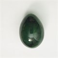 Нефритовое вагинальное яйцо с отверстием | Месторождение Саяны Россия | 3,5 х 2,6 см НФ029-35