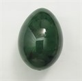 Нефритовое вагинальное яйцо с отверстием | Месторождение Саяны Россия | 5,0 х 3,7 см НФ029-50