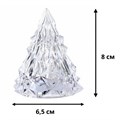 Светодиодная свеча-пирамида "Ёлка" | Декор светильник-ночник, 8х6,5 см СД1274-09