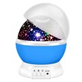 Детский светильник "Звездное небо" Star Master Dream Rotating | Ночник-проектор, цвет синий (купол)