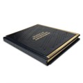 Подарочная книга в коже "Золотая коллекция афоризмов" (черная)