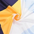Платок из креп-сатина "silk touch" с принтом 58х58 см, цвет сине-желто-белый (структура) Платок из креп-сатина "silk touch" с принтом 58х58 см, цвет сине-желто-белый (структура)