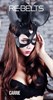 Чёрная маска Carrie Black с круглыми ушками - фото 77350