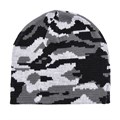 Шапка армейская трикотажная двойная "Камуфляж", цвет черно-белый HS19069-02