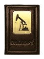 Обложка на паспорт | Нефть | Коричневый 009-20-16-3