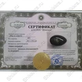 Нефритовое вагинальное яйцо с отверстием | Месторождение Саяны Россия | 5,0 х 3,7 см НФ029-50